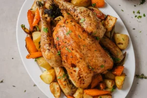 foolproof slow roast chicken recipe for juicy and tender meat